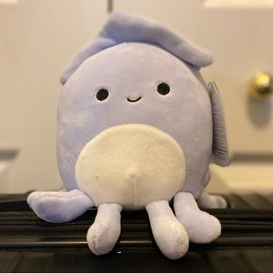 SQUISHMALLOW STACY THE BLUE SQUID 5” NWT/ RARE/HTF